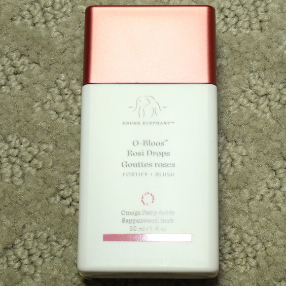 Drunk Elephant O-Bloos Rosi Drops Fortify+Blush 1 fl oz  Full Size NIB - Picture 2 of 6